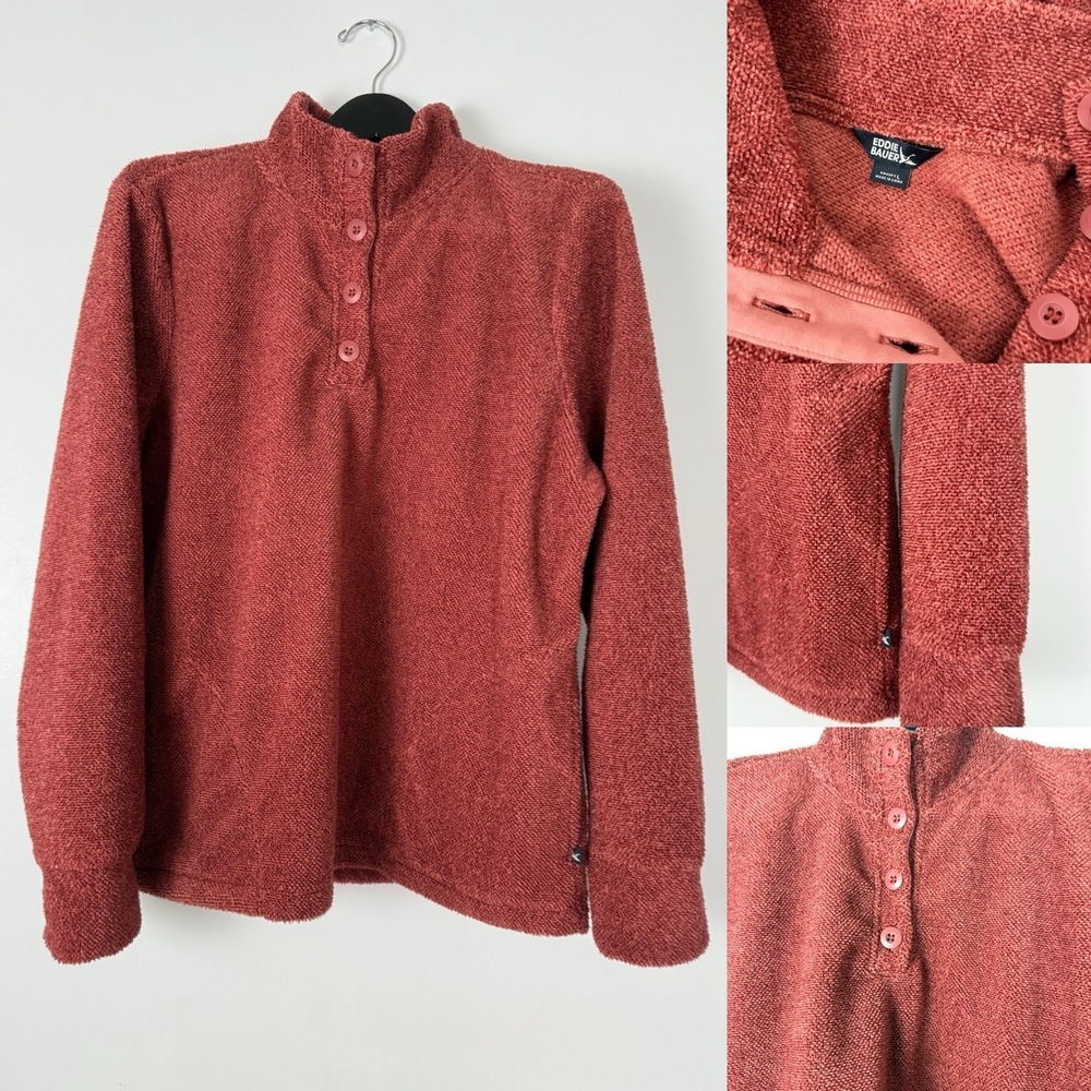 Eddie Bauer Women's‎ Pullover Sweater Size Large Rust